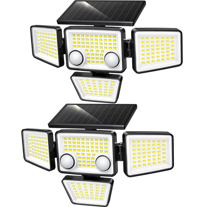 Lot de 2 Spots Solaires FAIRVIEW H15cm