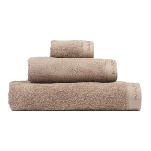 3 serviettes CASUAL - coton 500 g/m2 - coloris marron