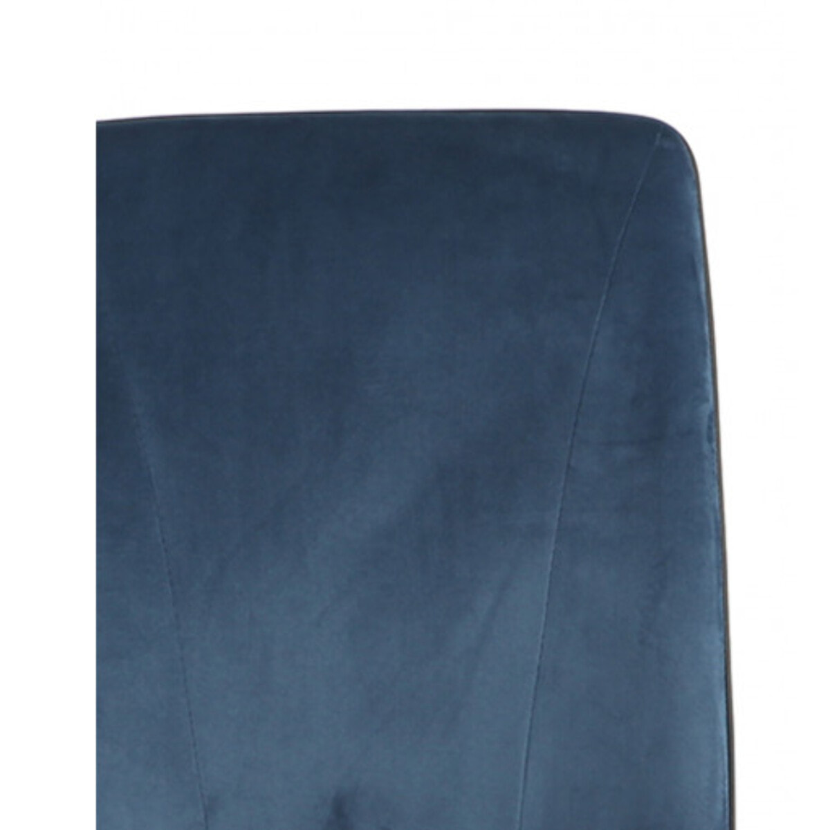 Chaise en velours avec piètement en acier - VELVET