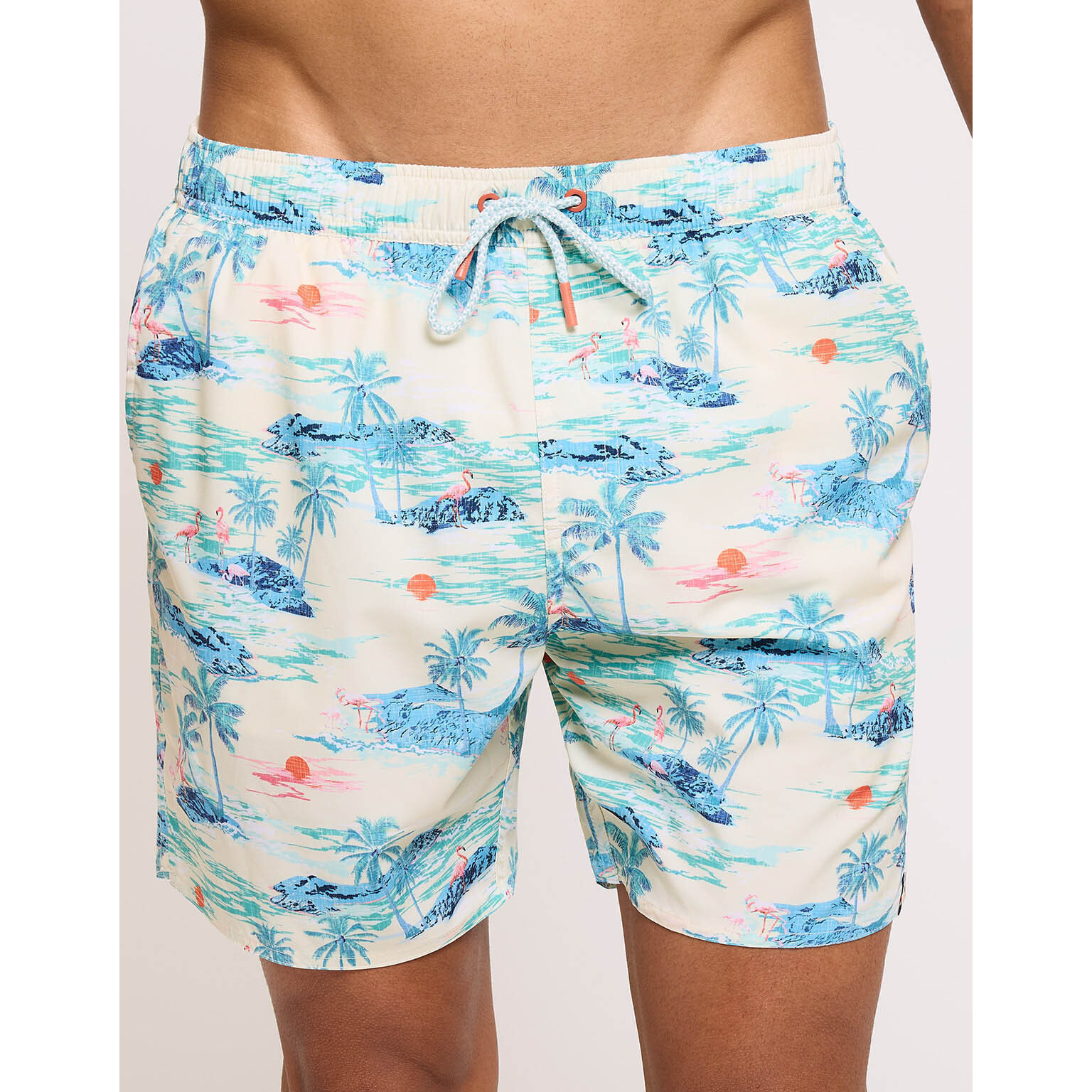 Bañador Estampado Tropical Amarillo - Loso