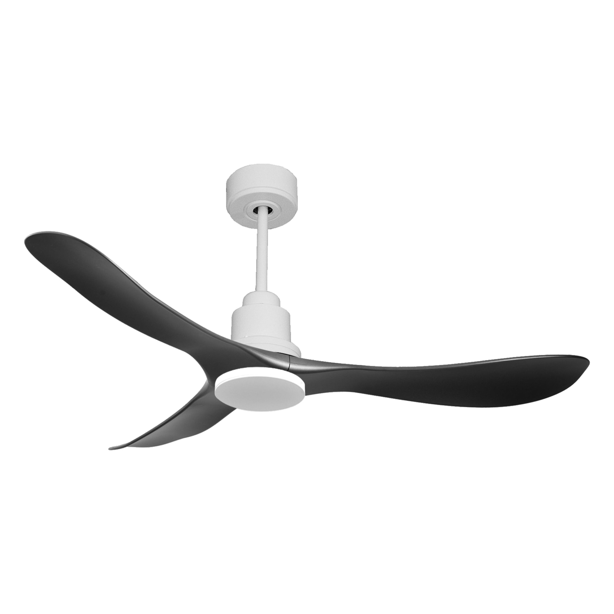 Ventilateur de plafond Réversible  Thermostat Pays vendable Wifi Moteur à courant continu Toits en pente Télécommande Hypersilence Mémoire
