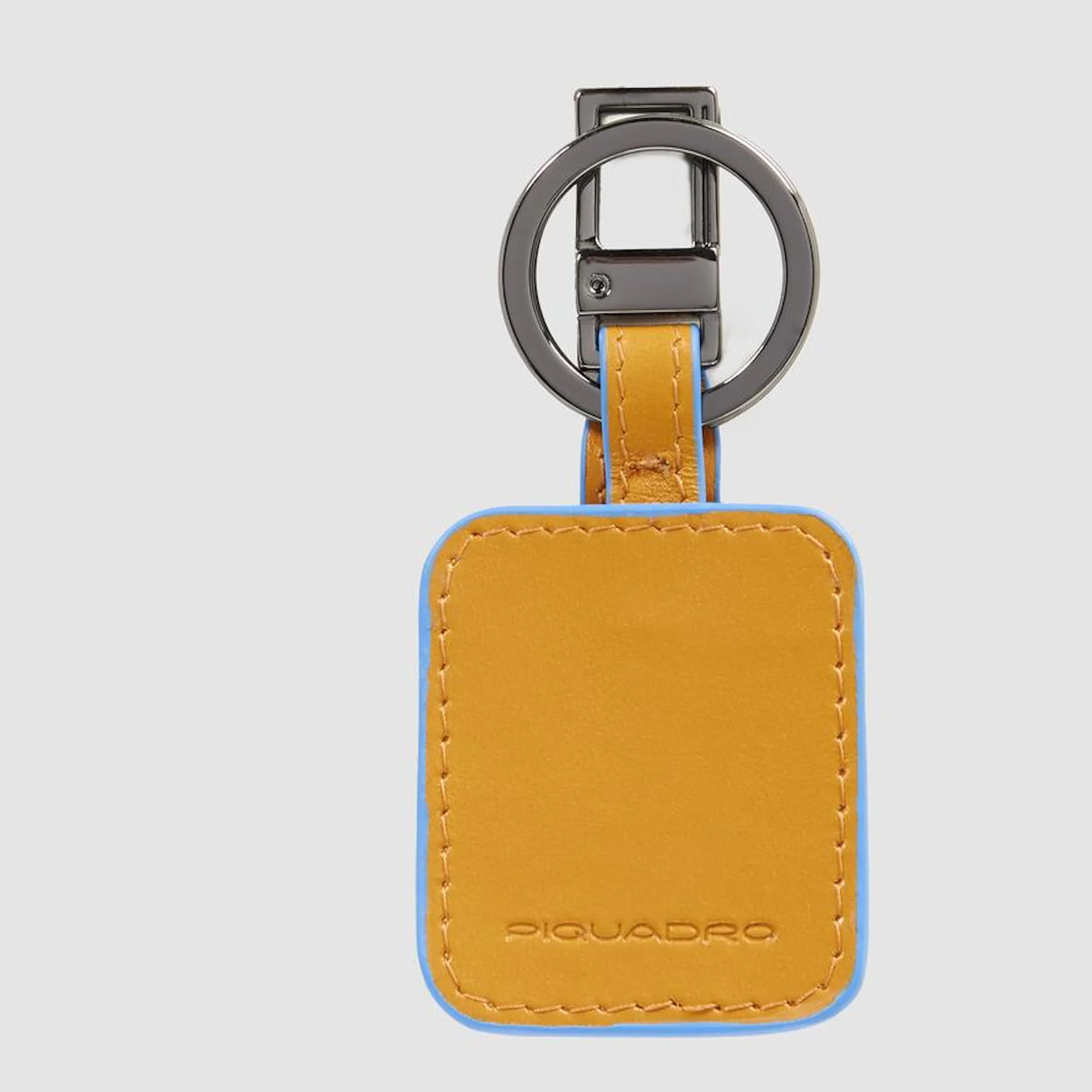 Piquadro Porte-clés mousqueton en cuir avec CONNEQU