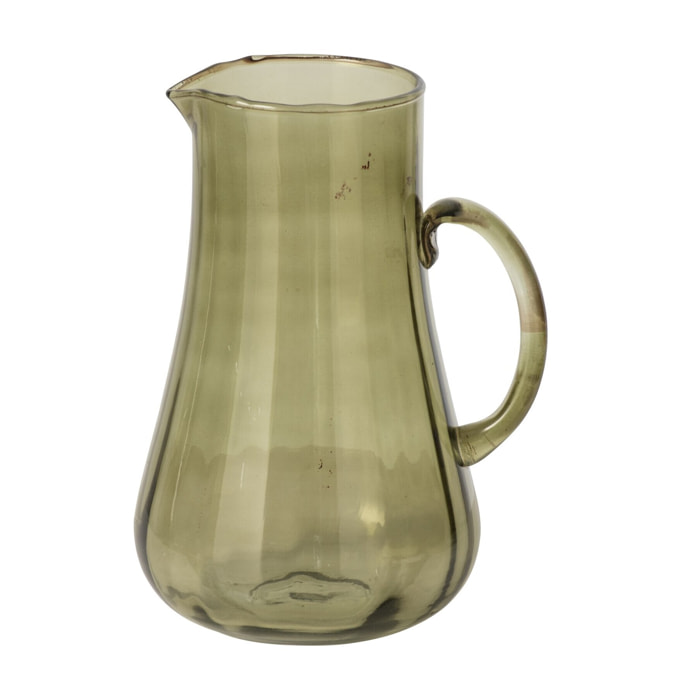 J-Line carafe - verre - vert kaki - large