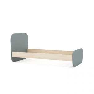 Cama juvenil Misty Breeze Verde Salvia - Oak Soft