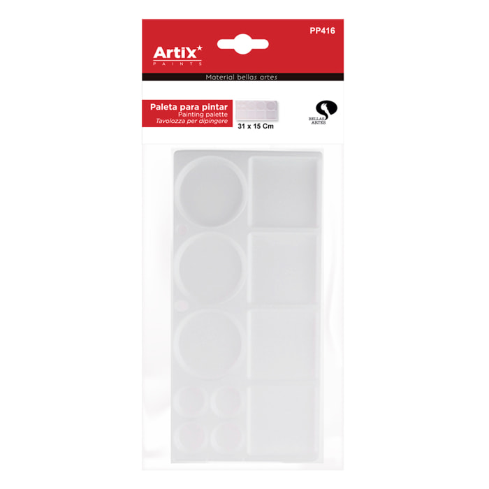 Pack 12 Uds. PALETA RECTANGULAR 31 x 15 cm