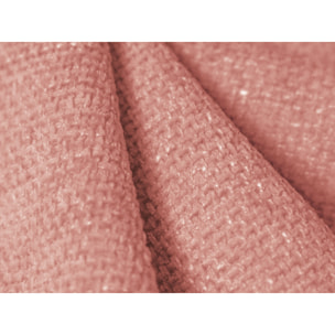 Canapé d'angle droit "Arendal" 5 places en chenille rose