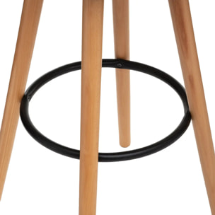 Chaise de bar "Maxon" noir
