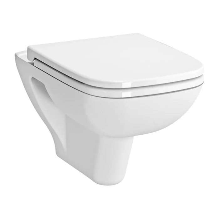 S20 36x34x48 cm cuvette suspendue en céramique avec bride, sortie horizontale, vendue sans abattant, blanc (5505-003-0101)