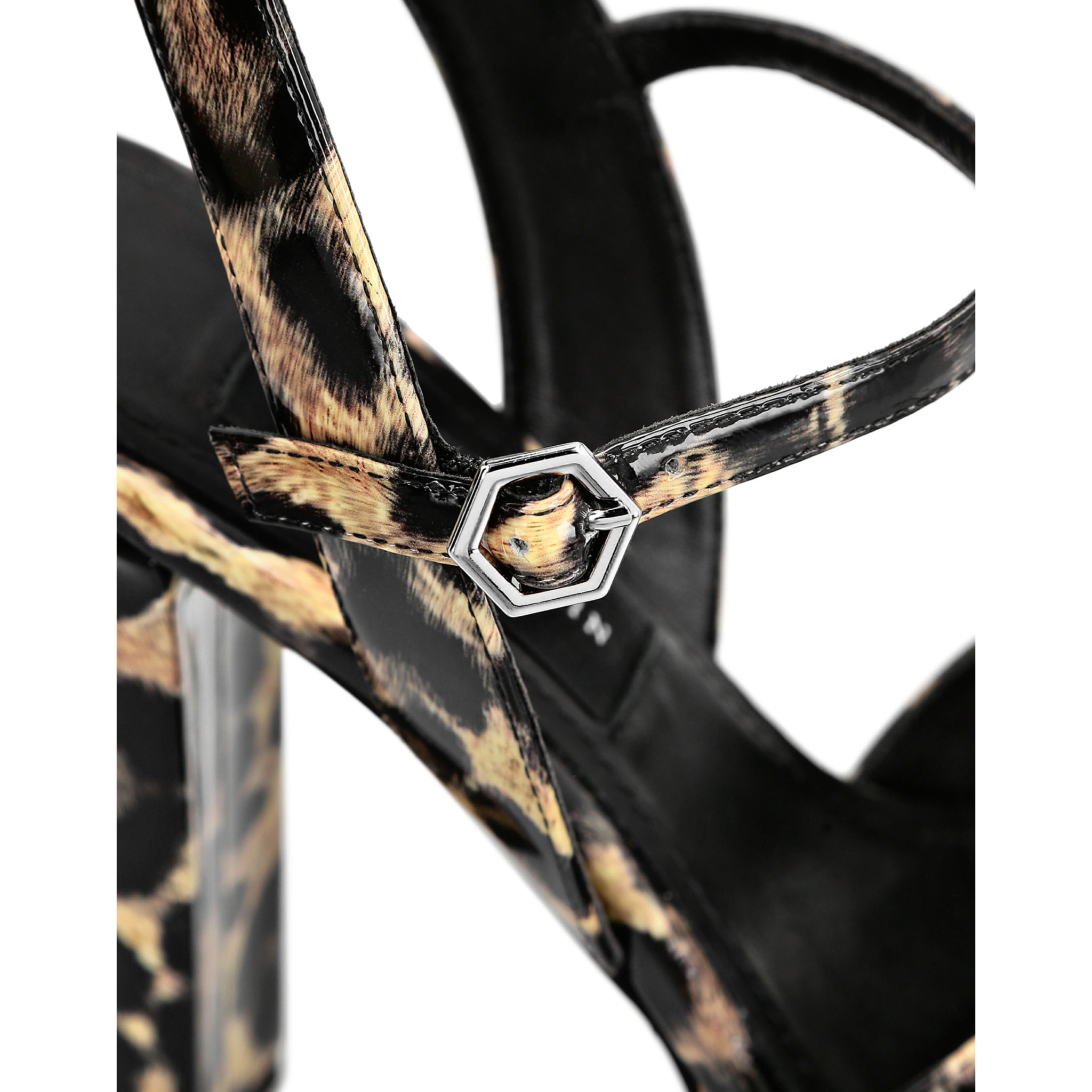 PHILIPP PLEIN Sandals High Heels LEOPARD