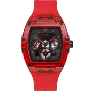 Reloj Guess GW0203G5 Hombre Analogico Cuarzo con Correa de Silicona