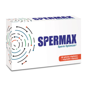 NUTRI EXPERT - Spermax - Contribue à une spermatogenèse normale - Participe au bon fonctionnement des organes sexuels - Vegan - Sans Gluten - Marque Française - 60 gélules végétales