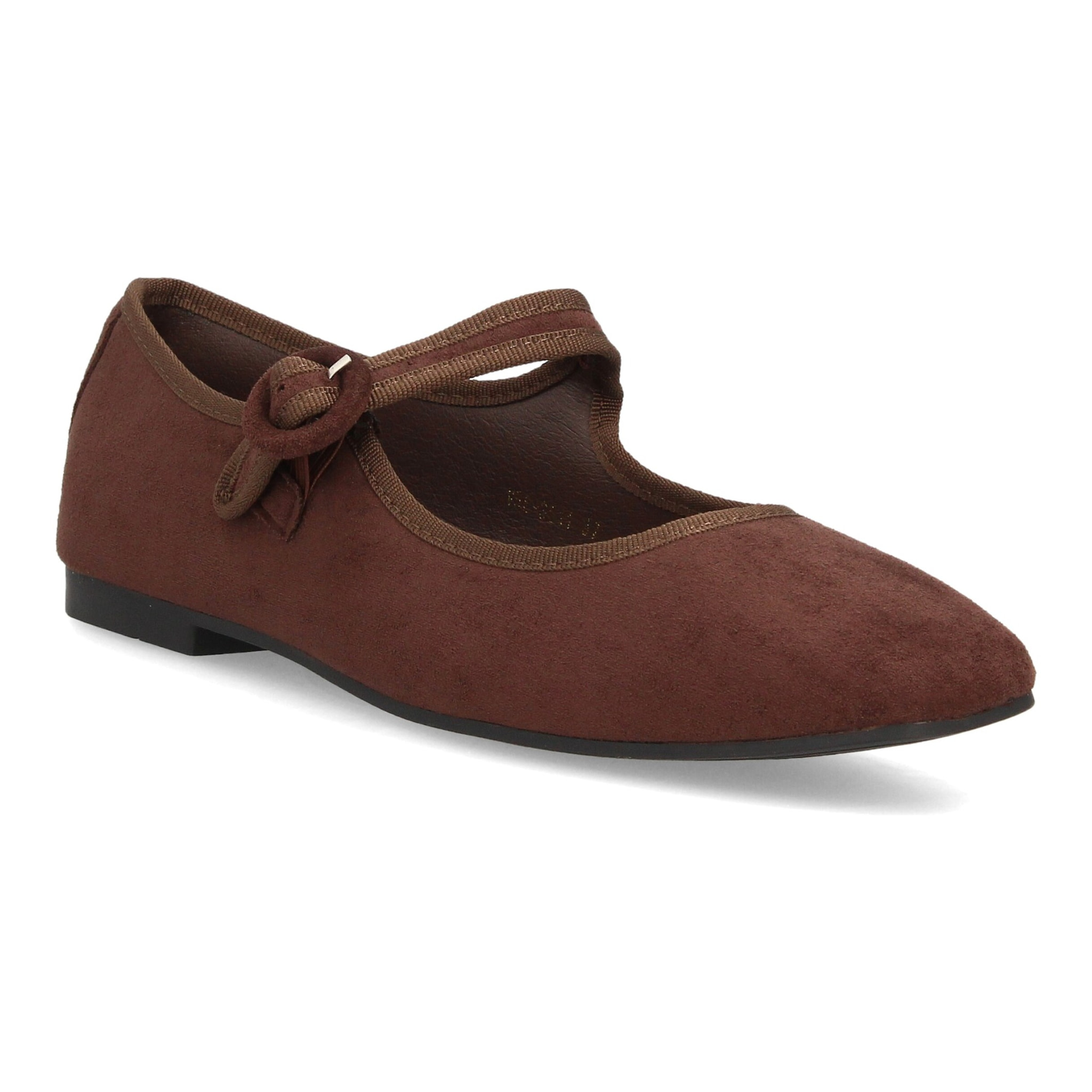 Bailarinas mujer con hebilla circular ajustable