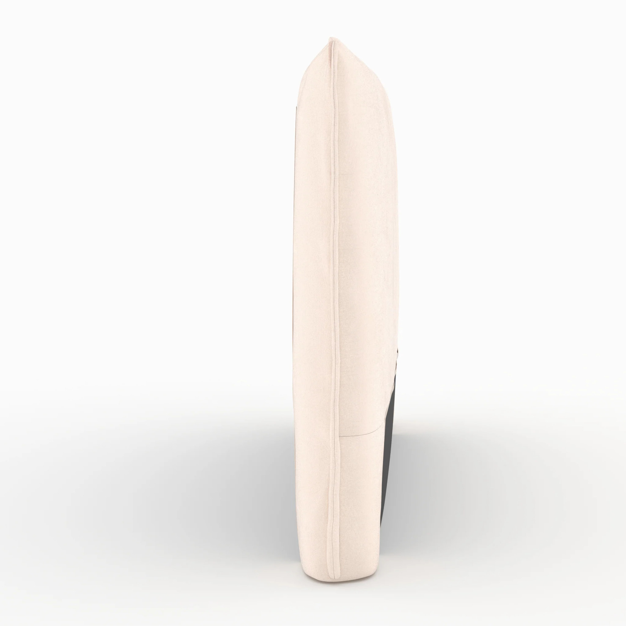 Tête de lit en tissu blanc déhoussable 160 cm - Safia