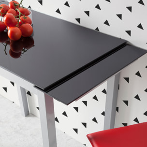 Mesa de cocina – Cristal y metal