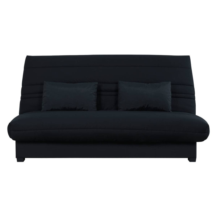 Banquette CC REIMS 130 x 190, uni noir