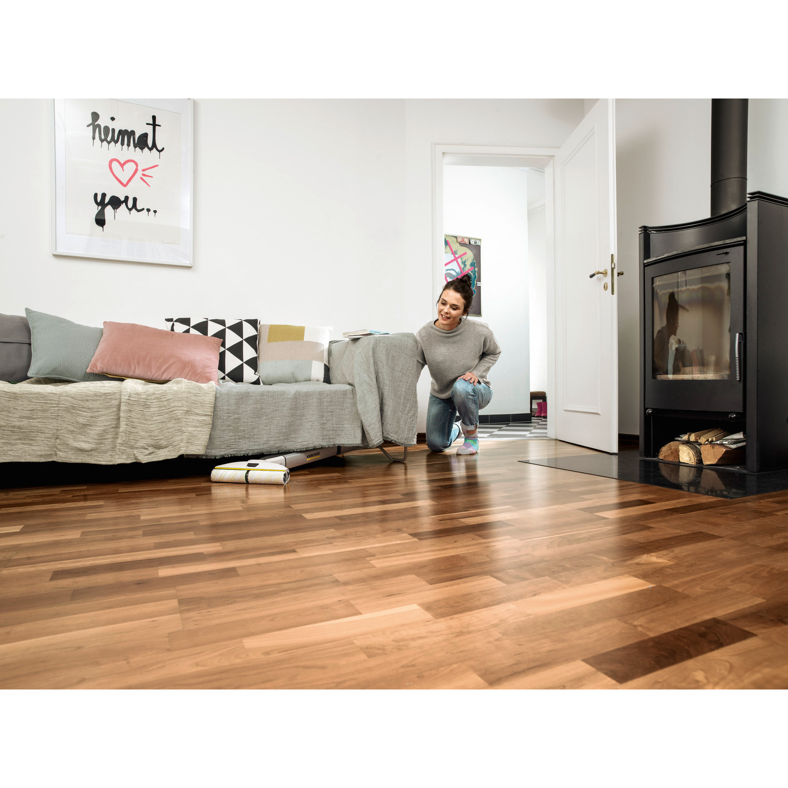 Serpillière électrique Karcher EWM 2 - Autonomie 20 min- Prêt en 30 sec