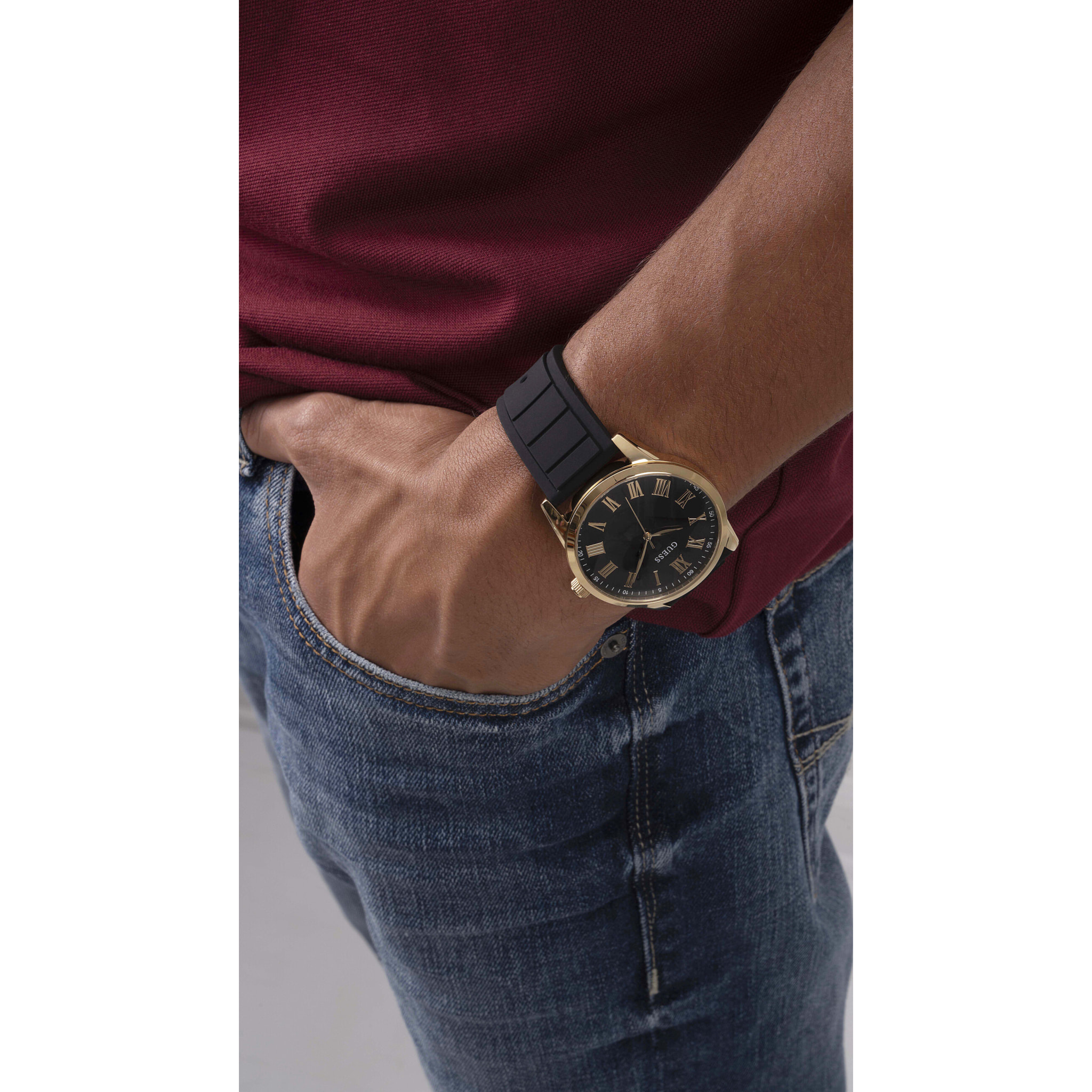 Guess Reloj Analógico De Cuarzo Charter