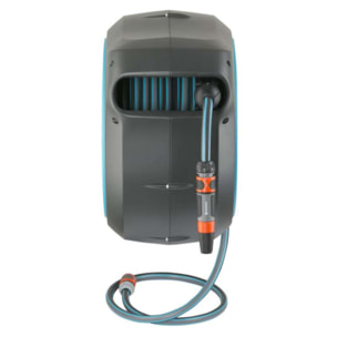 Dévidoir automatique mural RollUp XL - 35 m - Bleu turquoise - GARDENA - 18630-20