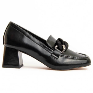 Zapato De Tacón - Negro - Altura: 6 Cm