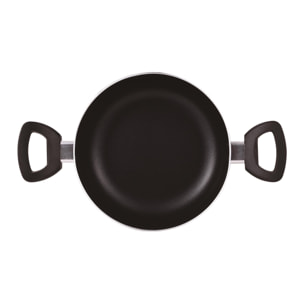 Cacerola de ø24x10cm de 4,3l en aluminio prensado con tapa