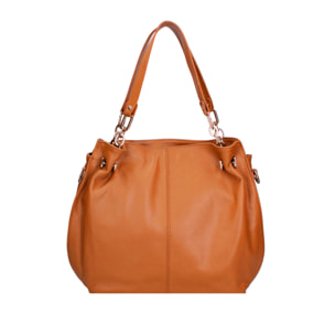 Borsa a mano da donna Made in Italy - Modello Ereba - 100% pelle - 38.0 x 30.0 x 12.0 cm