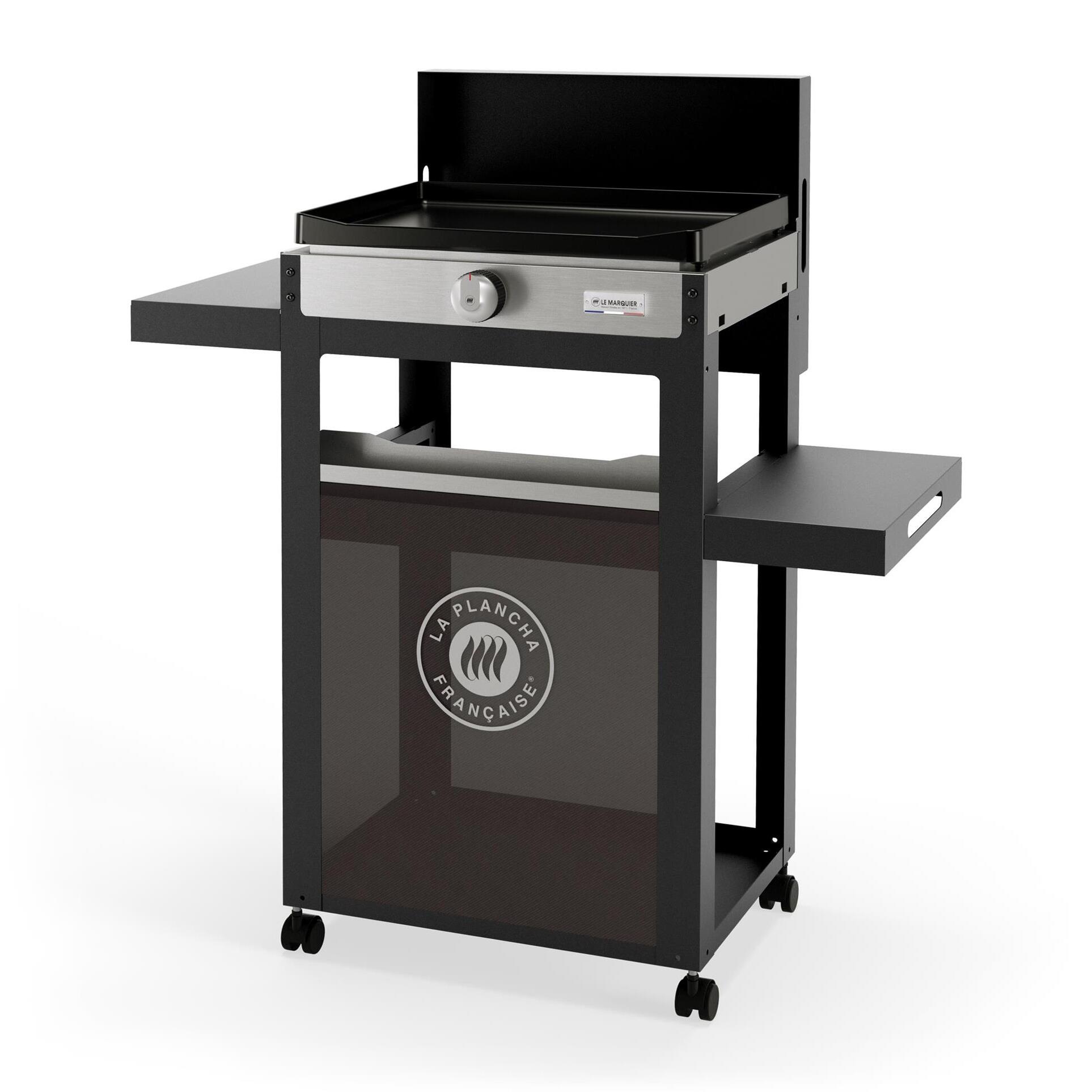 La Plancha Francaise Electrique 150 Duo Edition (Couvercle, Chariot, Porte Épices Et Rideau Inclus) - LE MARQUIER