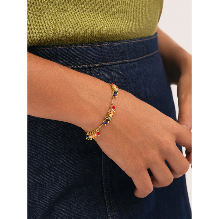 Bracciale Palmar Colors  Acciao Placcato Oro