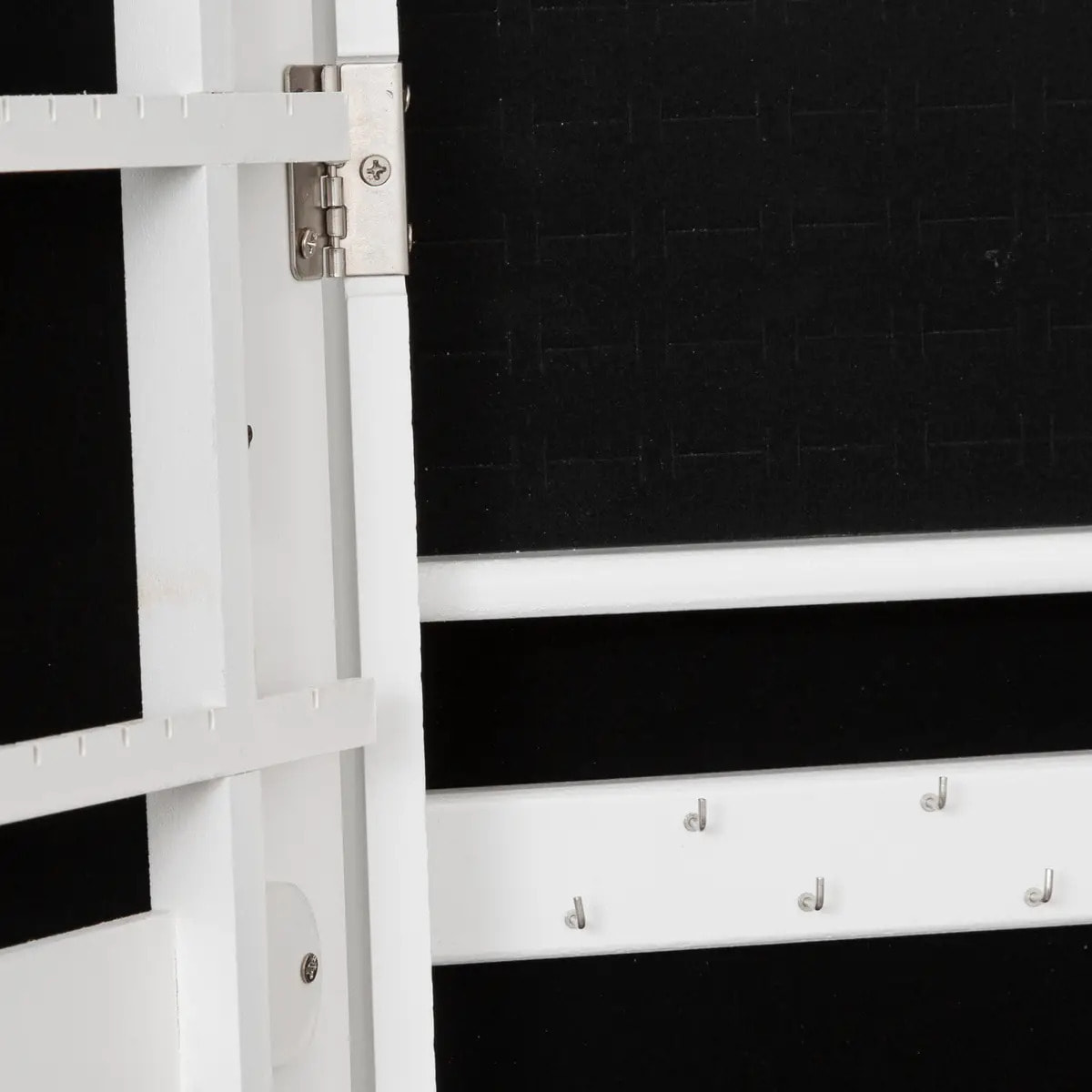 Armoire à bijoux "Kristin" blanc 37,2x145cm