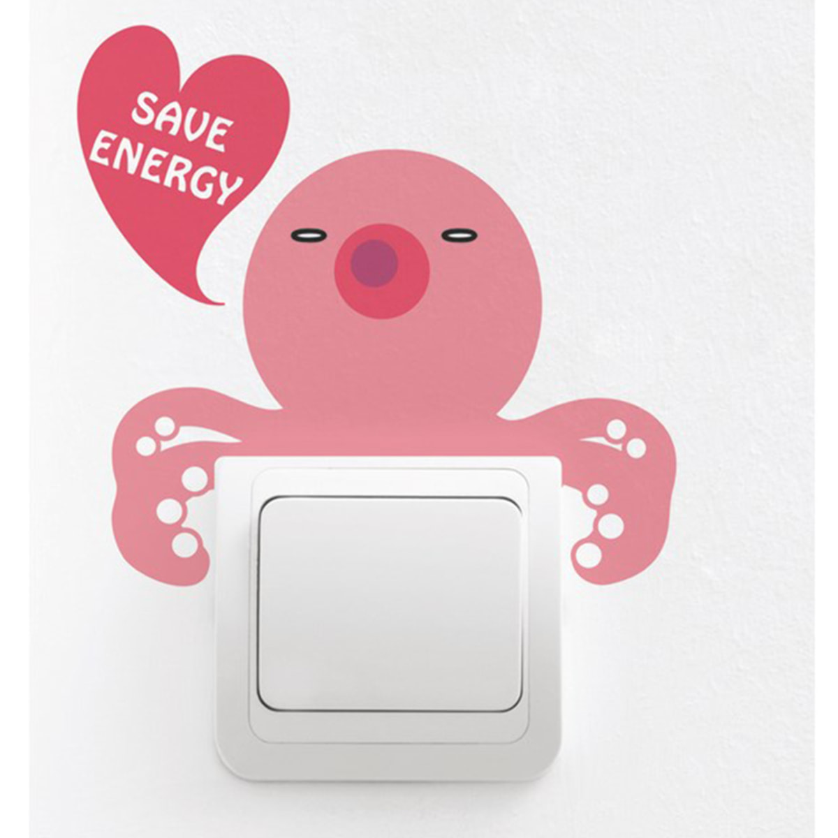 Stickers Muraux décoration adhésifs prises poissons et crabes