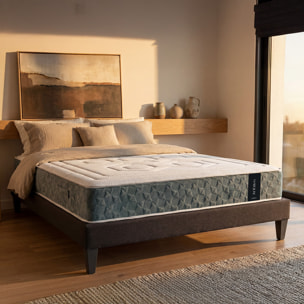 Matelas Hybride MARQUISE Ressorts Ensachés & Mémoire de Forme, 33 cm, Soutien Ferme, 4 poignées, Garantie 10 ans