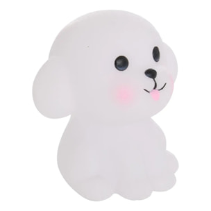 Veilleuse Chien Enfant Softy Blanc 9,5x8x9,9 cm