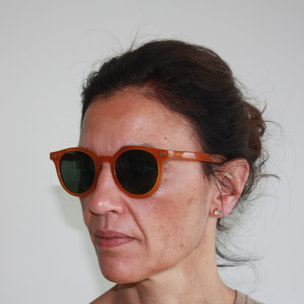 Gafas de sol OCEAN HONFLEUR - Miel brillante / Verde
