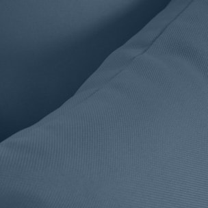 Regala - canapé panoramique - 7 places - convertible avec coffre - en tissu - Bleu Ardoise