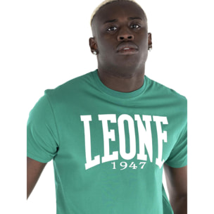 Camiseta de hombre Leone Basic de algodón de manga corta