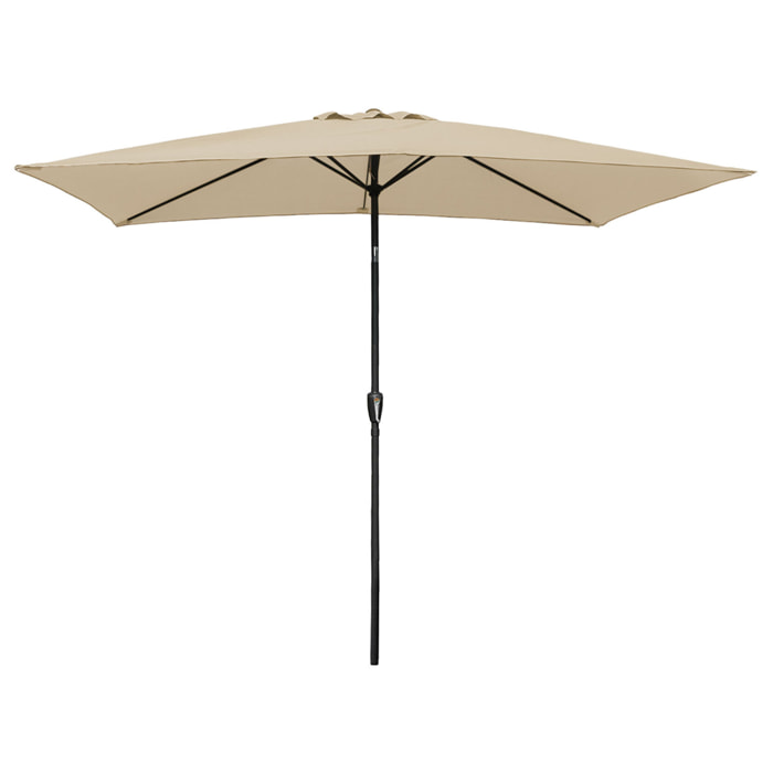 Parasol droit HAPUNA rectangulaire -