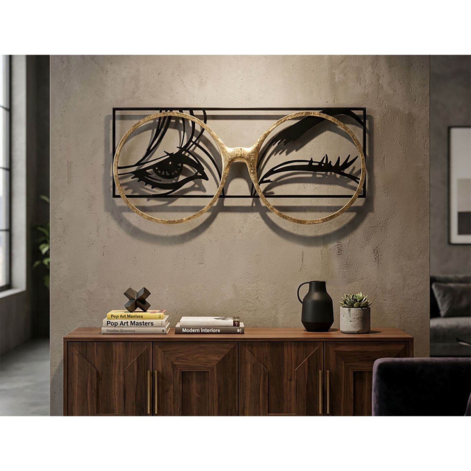 PANNELLO IN FERRO EYEWEAR CM 89,5X3,8X41,3