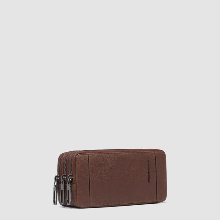 Piquadro Pochette a tre scomparti