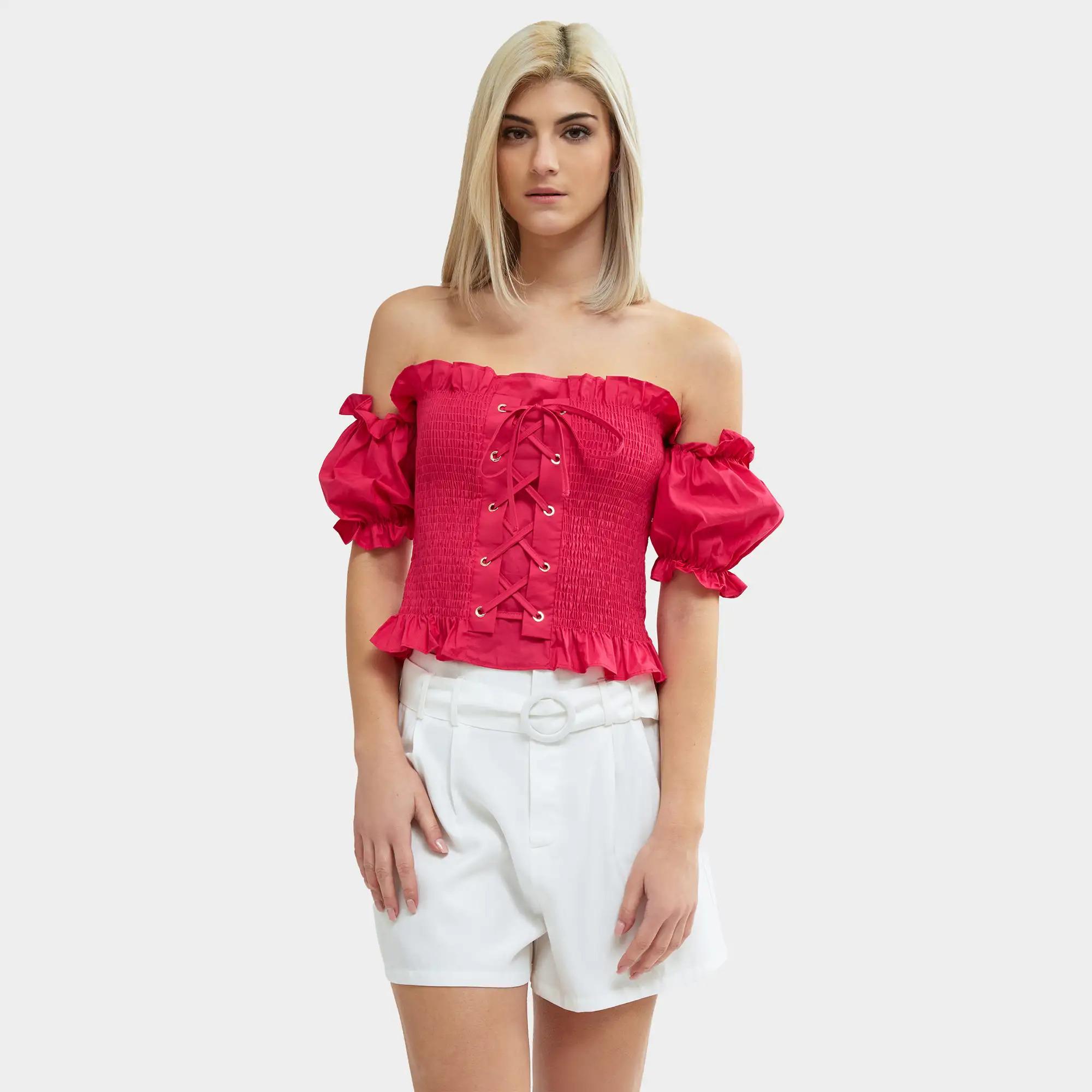 BLUSA TOP OFF-SHOULDER