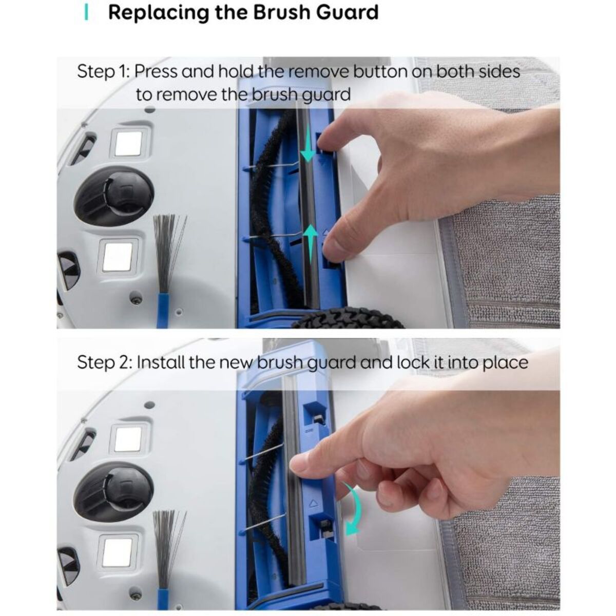 Kit accessoires EUFY Enclosure de brosse - RoboVac L70