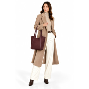 Tote Anna Luchini Bordeaux