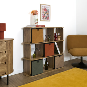 Étagère - HOME DECO FACTORY - Heritage - Modulable - Marron