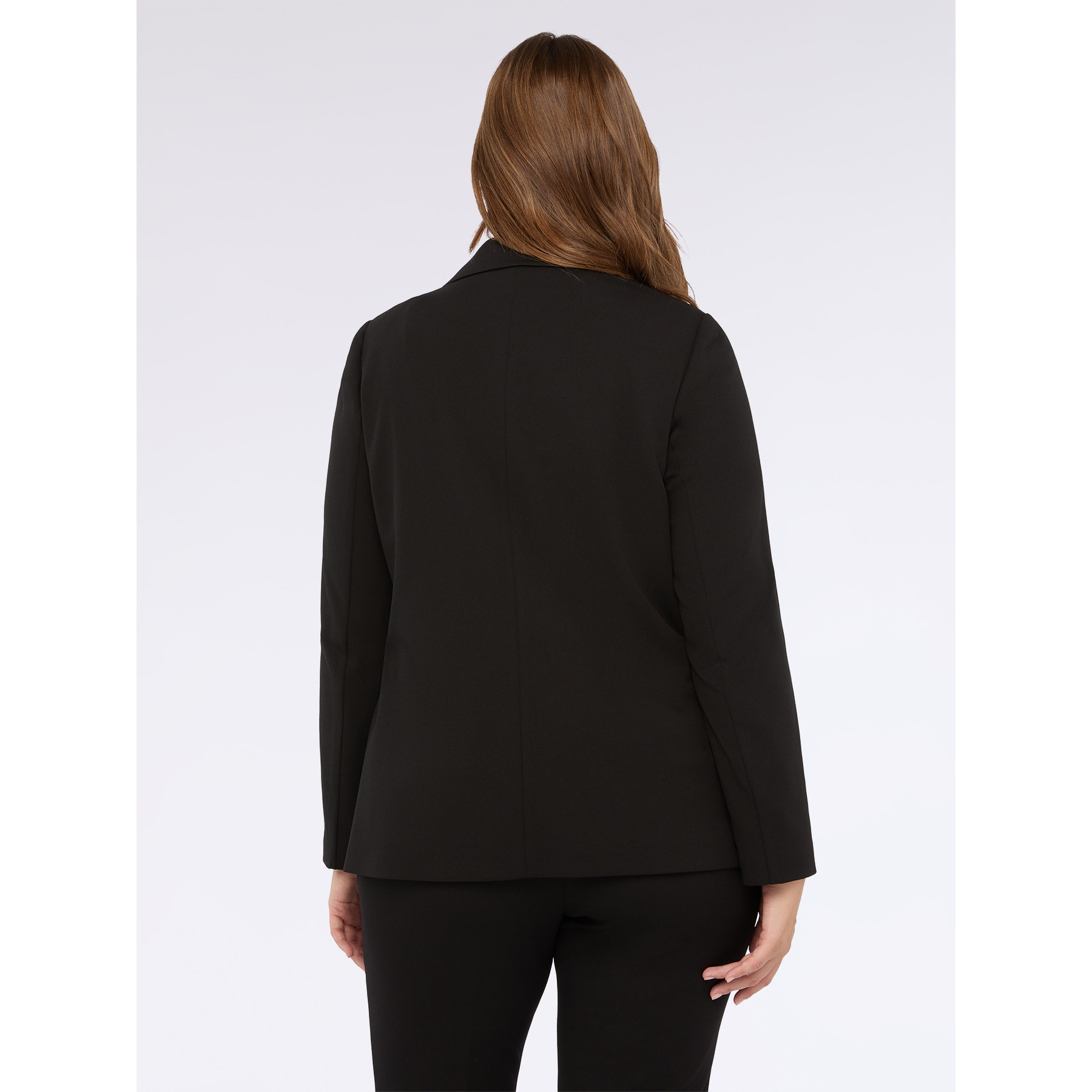Fiorella Rubino - Blazer relaxed in tessuto stretch - Nero