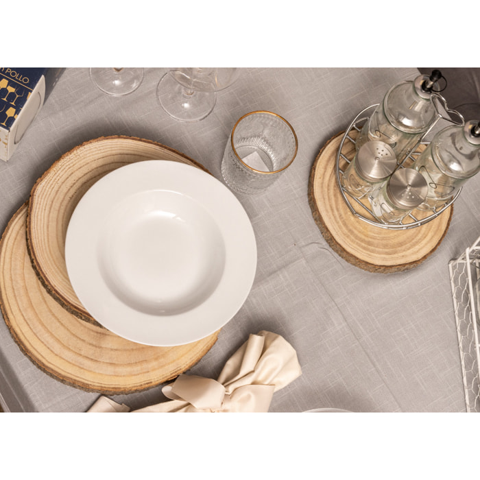 Disco Legno Sottopiatto Sottobicchiere Bois