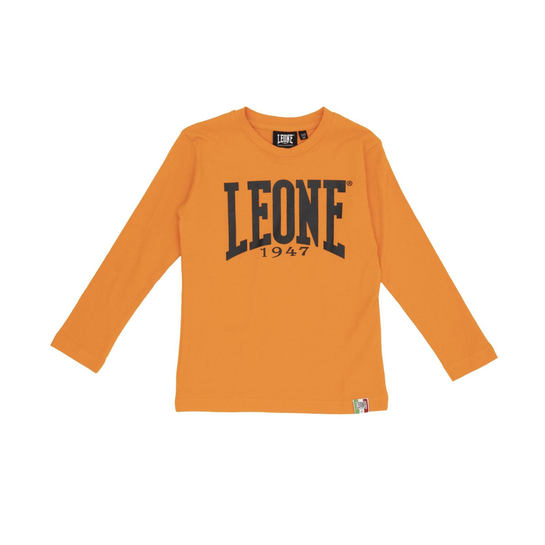 T-shirt Leone bambino con maniche lunghe Basic