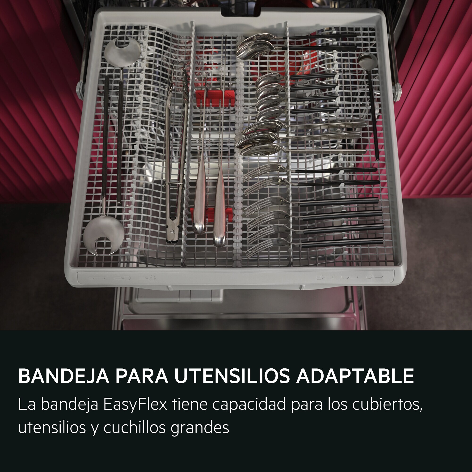 AEG Lavavajillas integrable de 60 cm Serie 6000 SmartSelect para 14 cubiertos GI6200B2SN