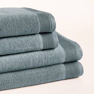 Lot de 4 serviettes Harmony Artic - Zero Twist - 600 grammes