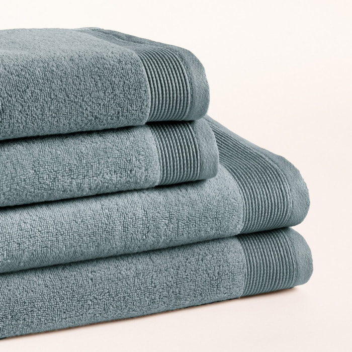 Lot de 4 serviettes Harmony Artic - Zero Twist - 600 grammes