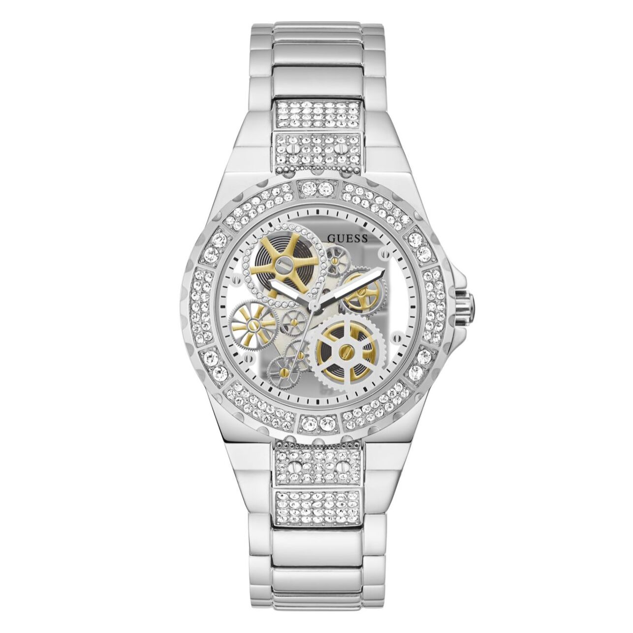 Reloj Guess GW0302L1 Hombre Analogico Cuarzo con Correa de Acero inoxidable