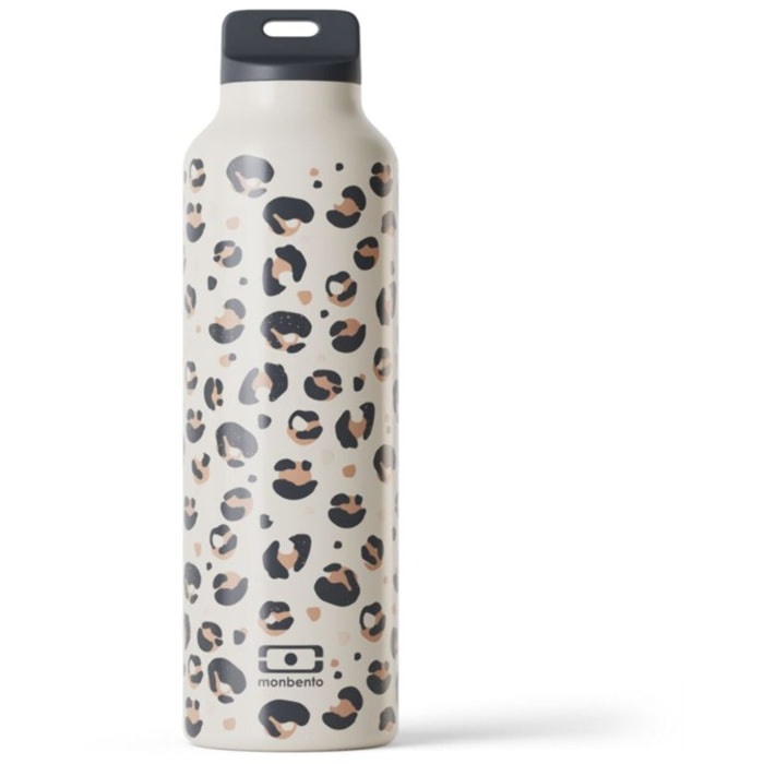 Bouteille isotherme MONBENTO MB Steel avec infuseur  - Leopard
