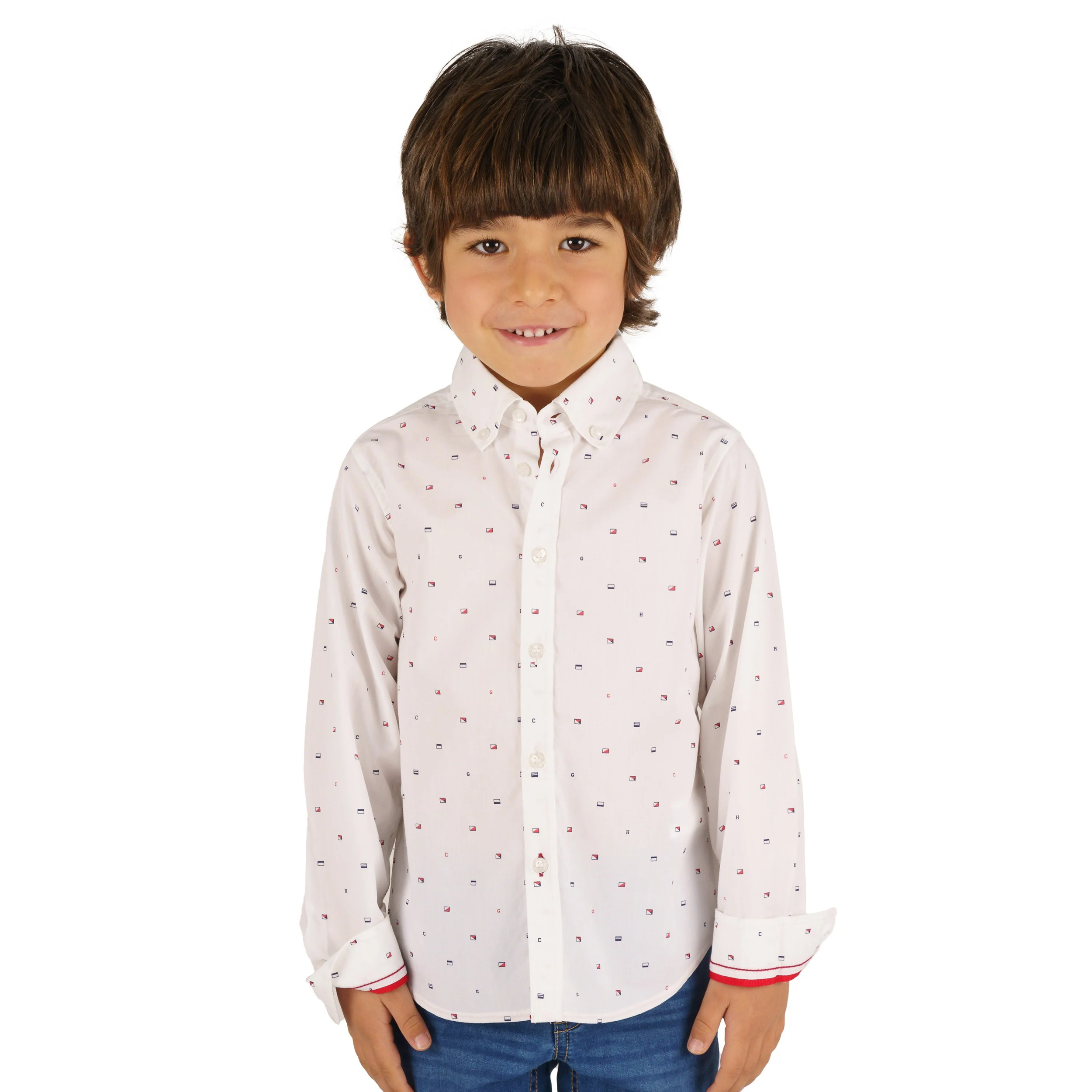 Camicia A Maniche Lunghe Per Bambini